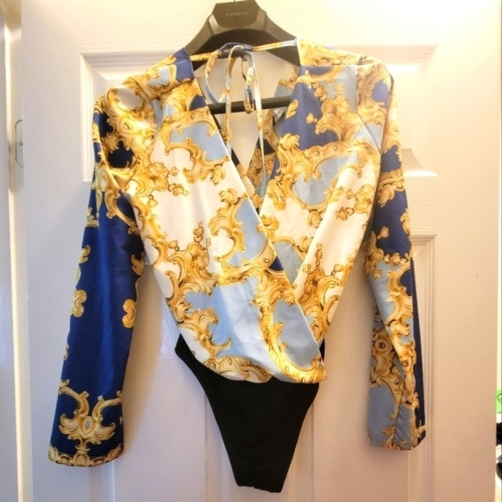 ITALIAN‎ made bodysuit small